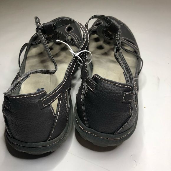 Jambu Memory Foam Size 8 M Sandal Gray Sydney - Picture 5 of 7